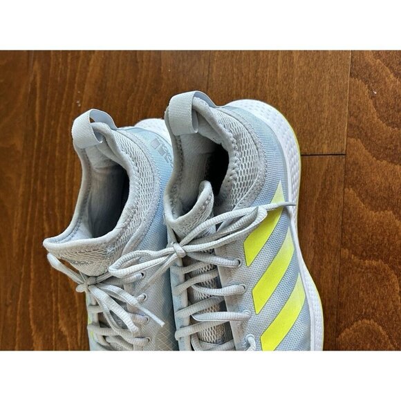 adidas Women's 7.5 M Training Sneakers‎ Casual Shoes Gray & Lime - Picture 2 of 8